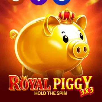 3x3 Royal Piggy Hold the Spin pokie by Gamzix